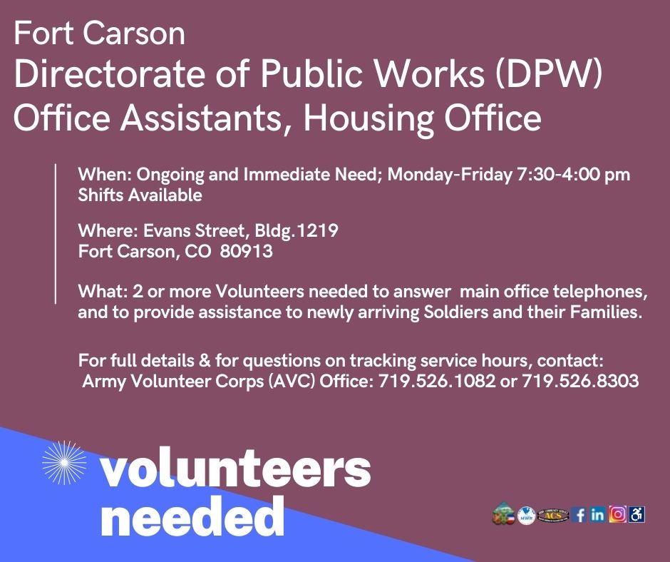 Office Assistants, DPW Housing Office